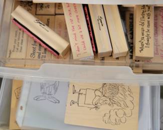Lots of blocks for print making and crafting 