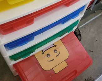 Vintage LEGO storage
