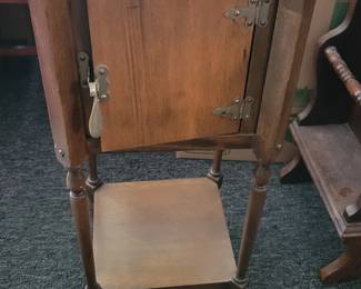 Several smoking stands