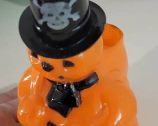 Vintage Halloween candy container (missing pipe)
