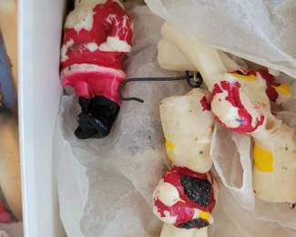 Wax candle ornaments 