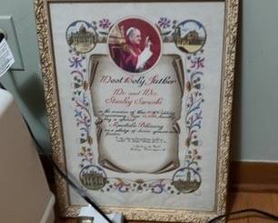 Papal Blessing Parchment Document