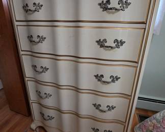 French Provincial Five-Drawer Chest