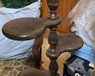 Vintage Spindle Tiered Plant Stand