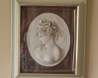 Turner Manufacturing Co. "East Wind" Cameo Plaque