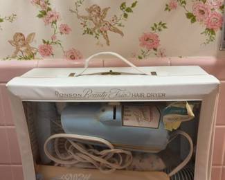 Vintage Ronson Beauty Trio Hair Dryer