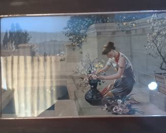 John William Godward 'The Flowers of the Garden' Print