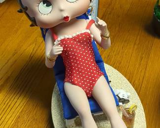 Danbury Mint Betty Boop Bathing Beauty Porcelain Collector Doll