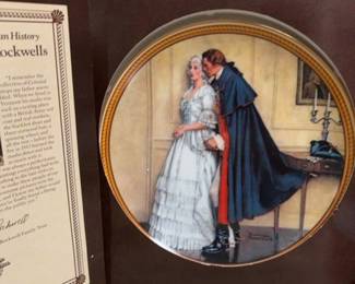 Norman Rockwell 'The Unexpected Proposal' Collector Plate