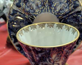 Royal Crown Derby "Old Imari" Pattern Teacup and Saucer