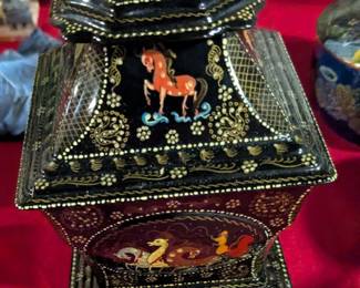 Russian Lacquer Box, Palekh Style