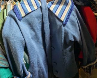 Vintage 1950s Sailor-Collar Knit Jacket