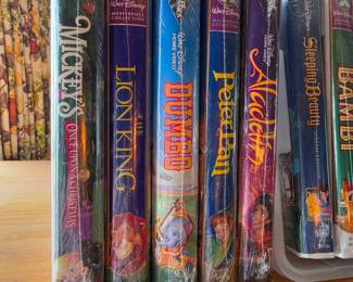 Collection of Walt Disney Masterpiece Collection and Black Diamond VHS Tapes