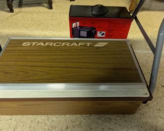 Starcraft Pop-Up Camper Entry Step with Faux Wood Grain Finish