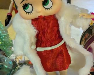 Betty Boop Fashion Doll with White Fur Coat and Boots (Marty Toys, 1986)