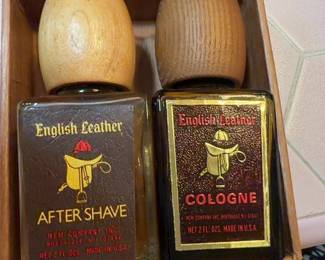 Vintage English Leather After Shave and Cologne Gift Set