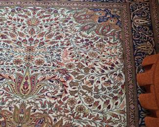 Vintage Persian Kashan 'Tree of Life' Wool Rug