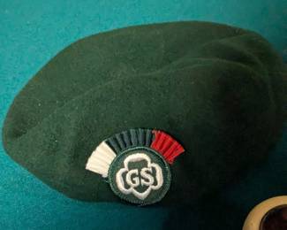 Vintage Girl Scouts Green Beret