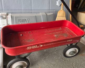 Vintage Sears Allstate 400 Steel Wagon