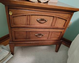 vintage wood end table