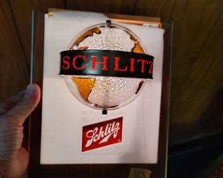 Vintage Schlitz beer sign