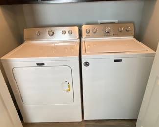 Maytag electric washer and dryer