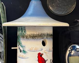 Cardinal Themed Birdhouse