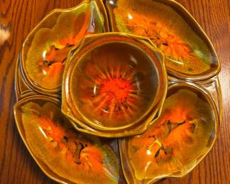 Mid-century California Snack Set