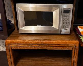 Microwave and Stand