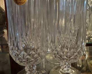 Crystal Footed Tumblers