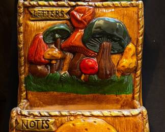 Mushroom Themed Letter Holder