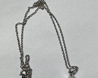 Sterling Hershey’s kiss necklace