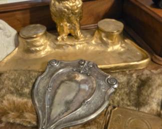 Owl Ink Well - Silver Mirror