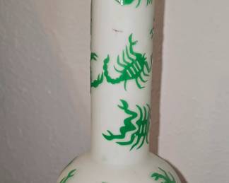 Cameo Glass Scorpion Vase