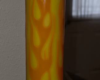 Cameo Glass Fire Vase