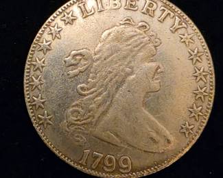 1799 Draped Bust Silver Dollar