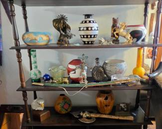 Mahogany Display Cabinet with Storage on bottom