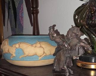 Horse Bowl  - Bronze Horse