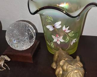 Fenton Hand Painted Vase