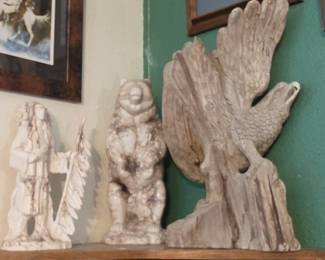 Horschair Piece - Wooden Eagle 