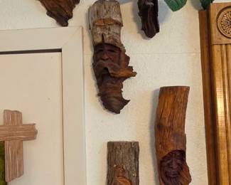 Hand carved Wooden Wall Decor