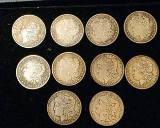 Morgan Silver Dollars 1878 - 1894