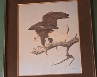 Eagle Painting by A. Carlson
