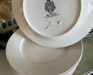 Ralph Lauren “Club Porcelain” white dinner plates