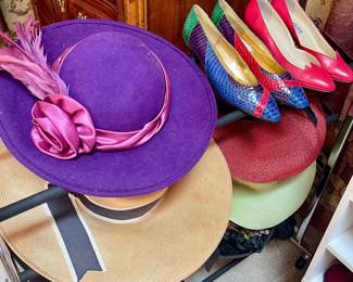 Statement hats and shoes