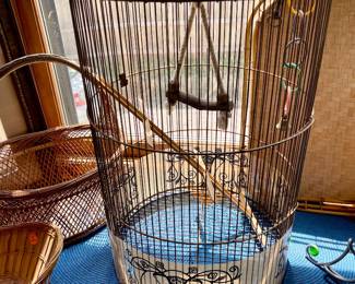 Victorian style birdcage