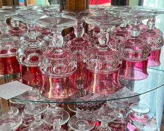 Cranberry glasses