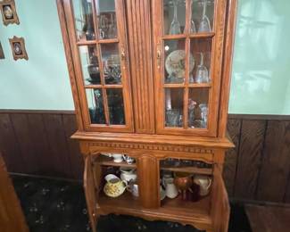 China cabinet. Purchased as set with table