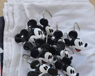 Disney shower curtain hooks