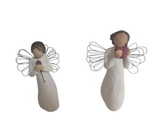 (O6) - Pair of Willow Tree Angels (Susan Lordi / DEMDACO) - $30 OBO
